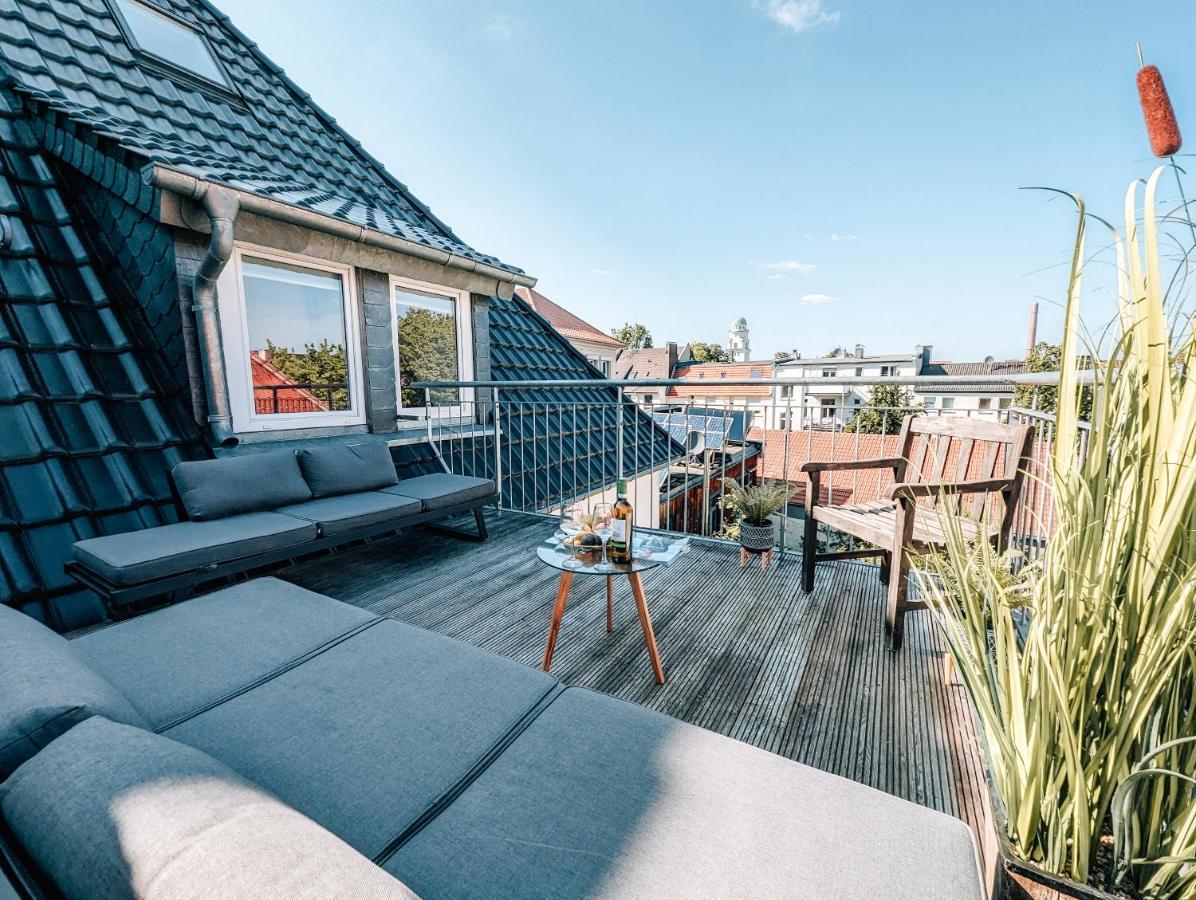 4-Schlafzimmer-Terrassensuite Oasis - Workspace Em-Apartments Deutschland بيليفيلد المظهر الخارجي الصورة